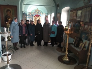 Посещение храма Сергия Радонежского